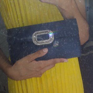Urban Expressions clutch bag jewel navy